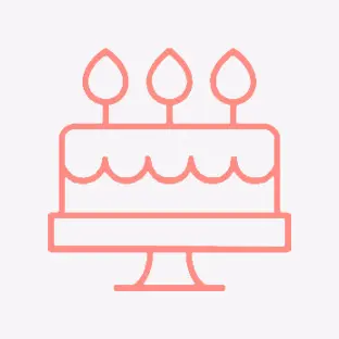 cake with candles