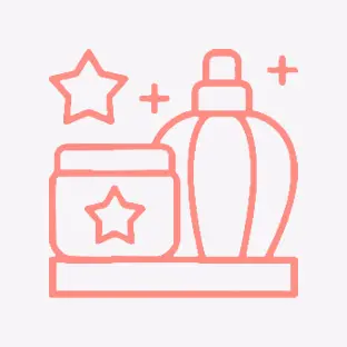 styling products with sparkling aura
